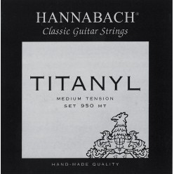 Hannabach 7165186 Struny do gitary klasycznej Serie 950 Medium tension Titanyl